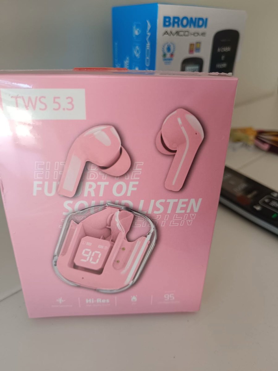 Auricolari Bluetooth TWS 5.3 rosa