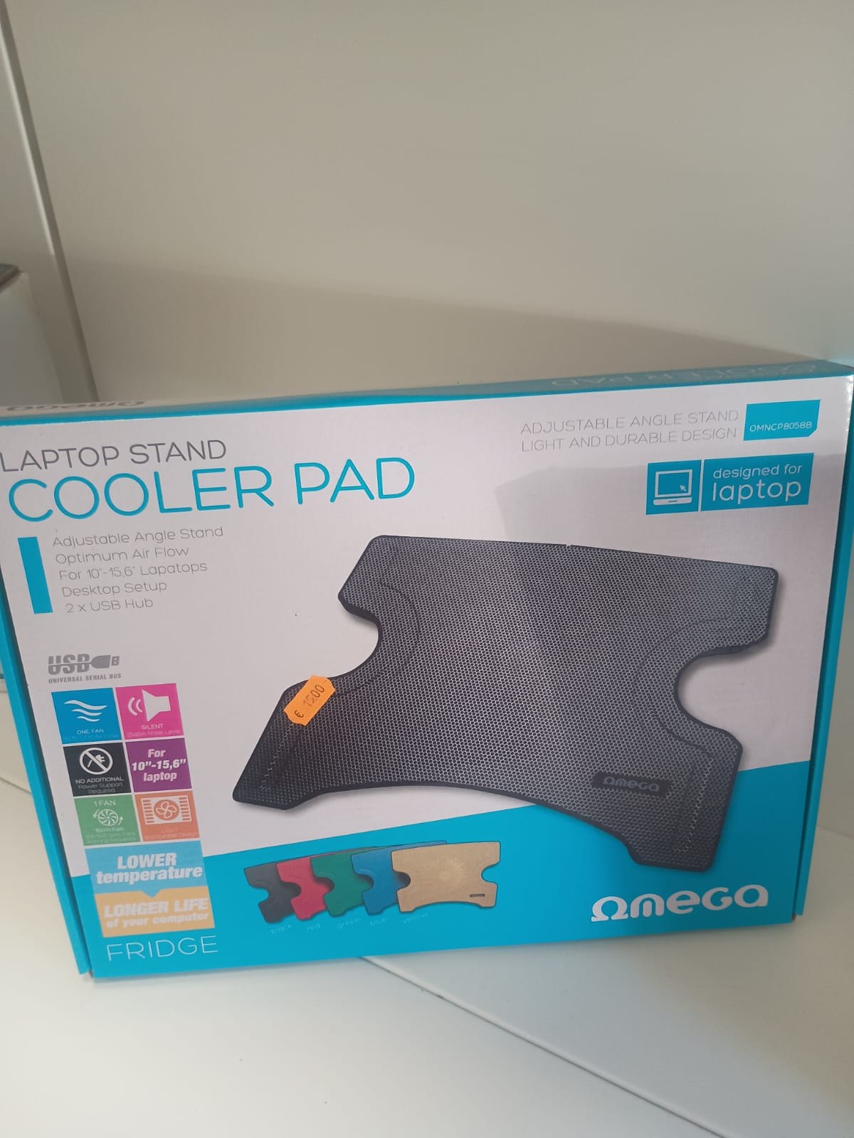Base di raffreddamento per notebook Omega Cooler Pad