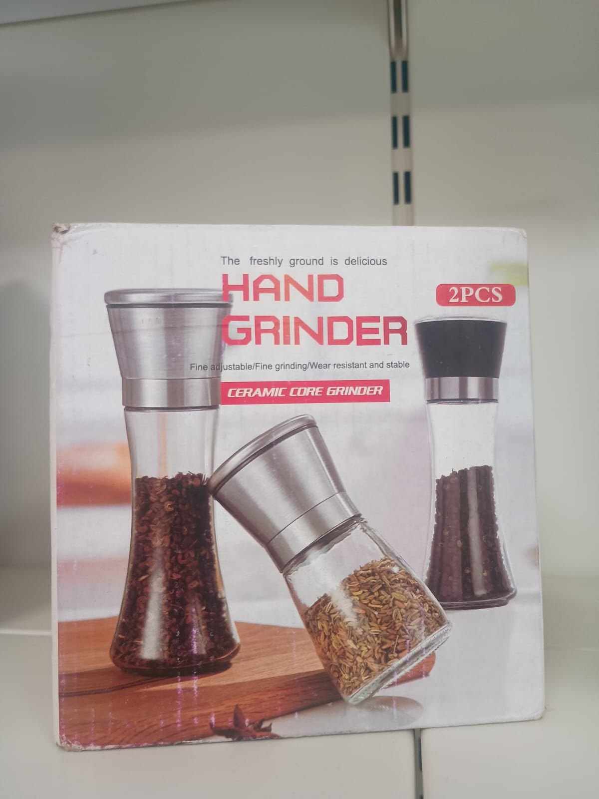 Set 2 macinini per spezie Hand Grinder