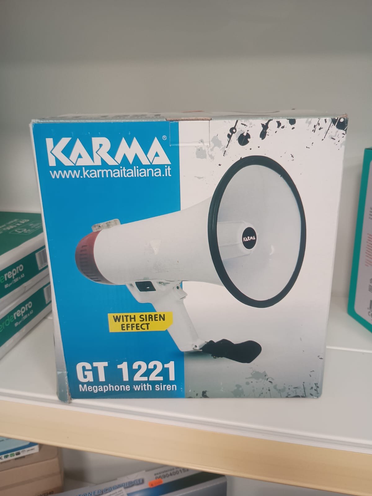 Megafono Karma GT 1221 con sirena