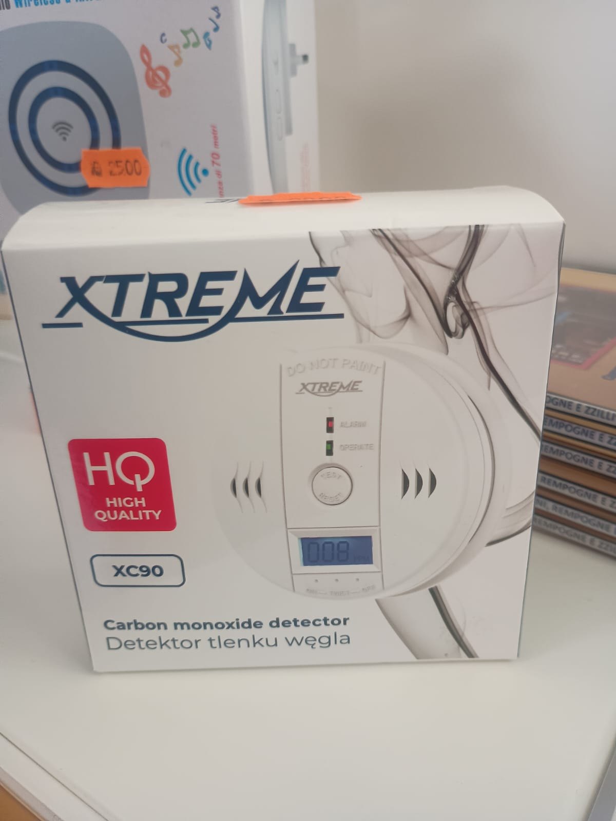 Rilevatore di monossido di carbonio Xtreme XC90