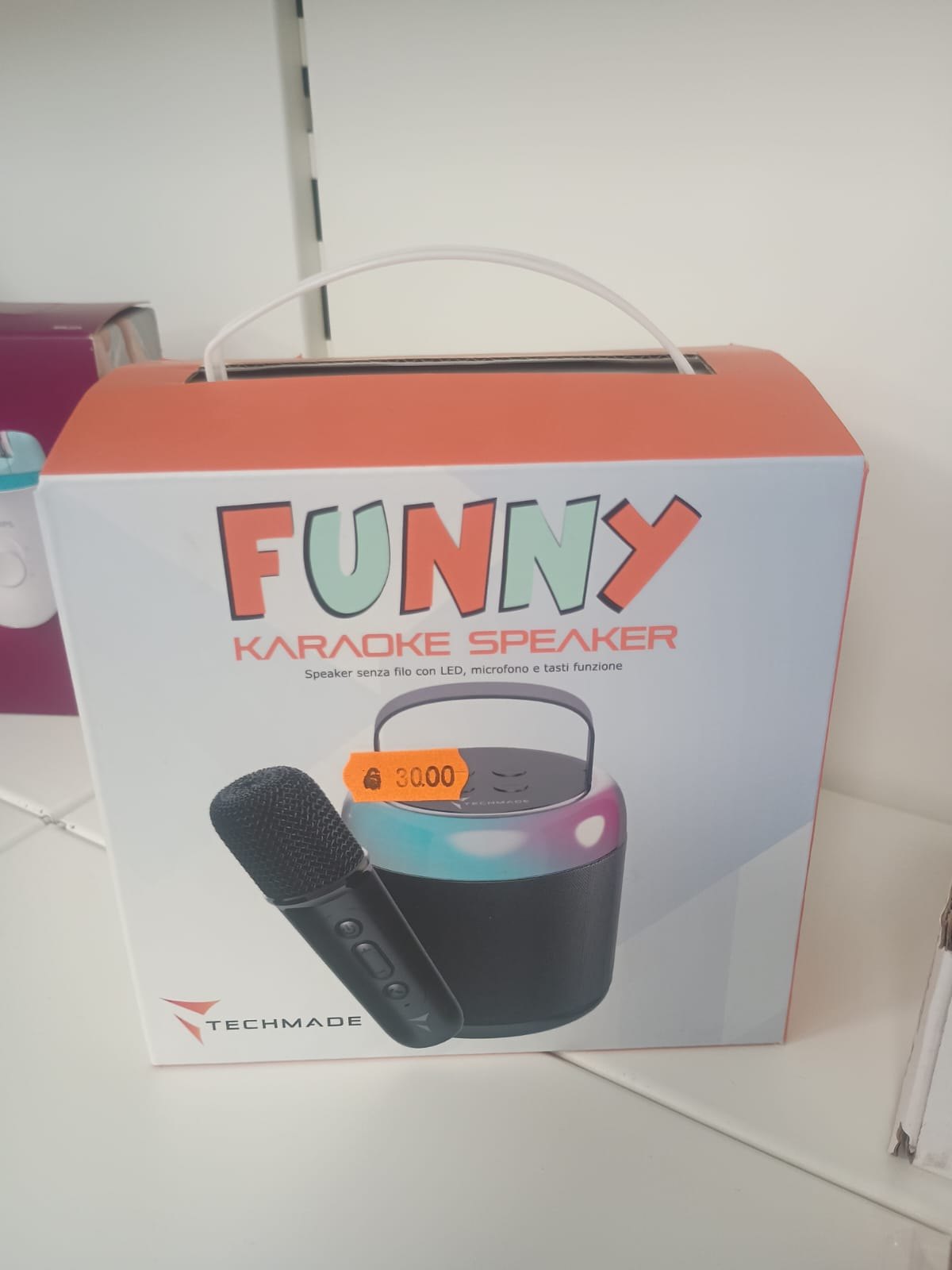 Speaker karaoke Techmade Funny con microfono