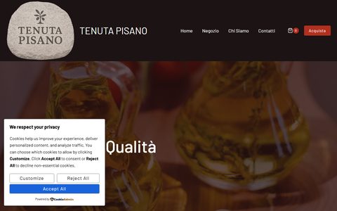 Anteprima del sito Tenuta Pisano