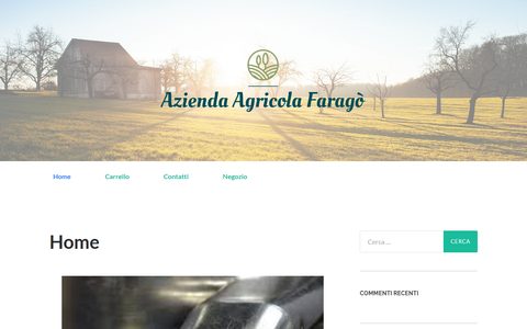 Anteprima del sito Azienda Agricola Faragò Salvatore