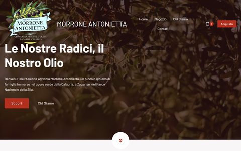 Anteprima del sito Azienda Agricola Morrone Antonietta