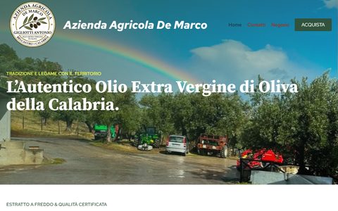 Anteprima del sito Azienda Agricola De Marco