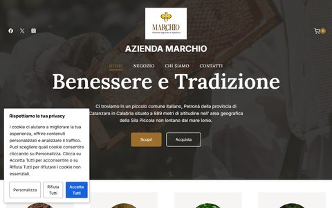 Anteprima del sito Azienda Agricola Marchio