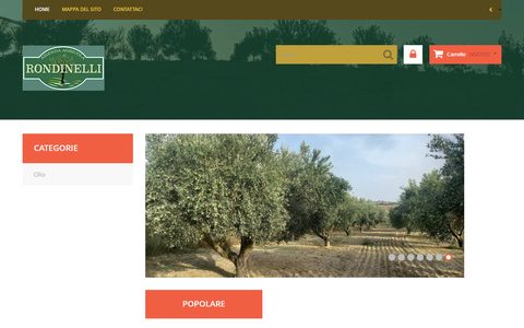 Anteprima del sito Azienda Agricola Rondinelli