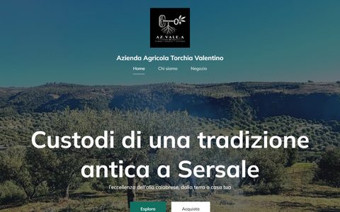 Anteprima del sito Azienda Agricola Torchia Valentino