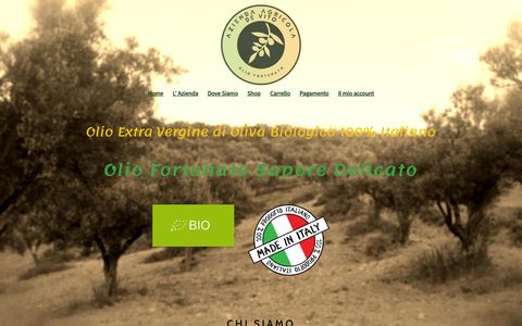 Anteprima del sito Olio Fortunato
