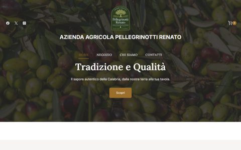 Anteprima del sito Azienda Agricola Pellegrinotti Renato