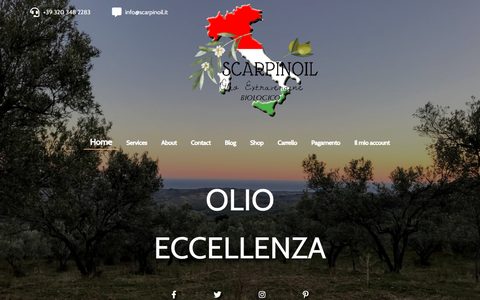Anteprima del sito ScarpinOil – Azienda Agricola Scarpino