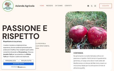 Anteprima del sito Azienda Agricola Mascagni Francesco